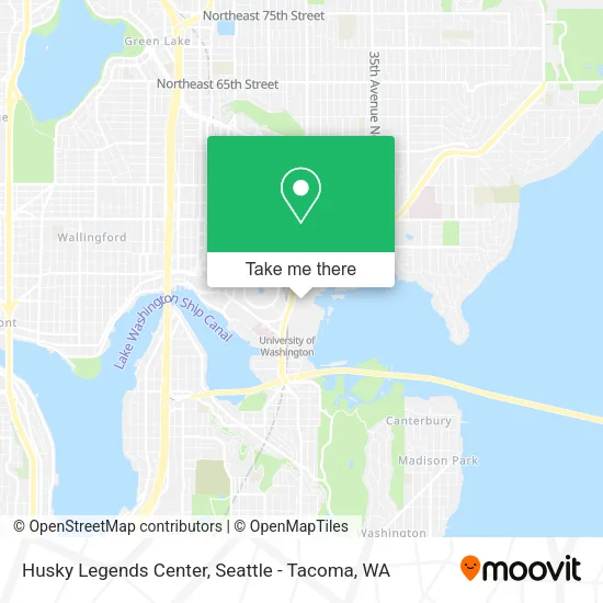 Husky Legends Center map