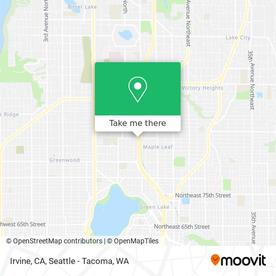 Mapa de Irvine, CA