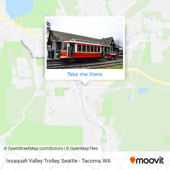 Mapa de Issaquah Valley Trolley