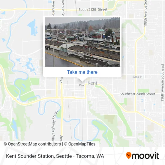 Mapa de Kent Sounder Station
