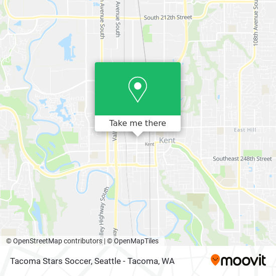 Tacoma Stars Soccer map