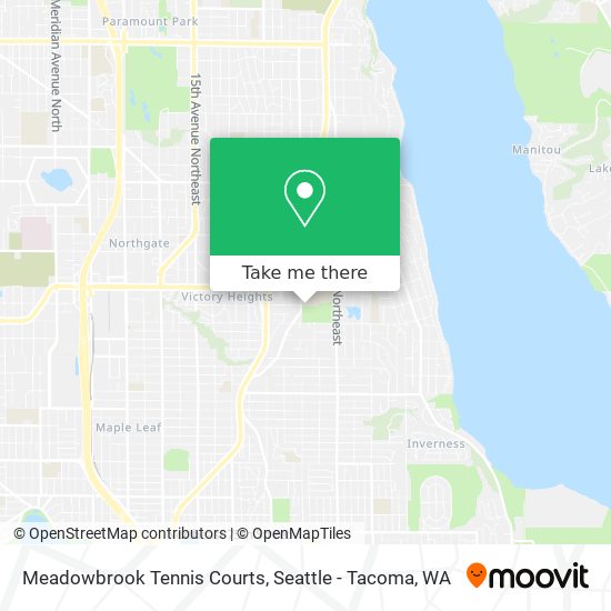 Meadowbrook Tennis Courts map