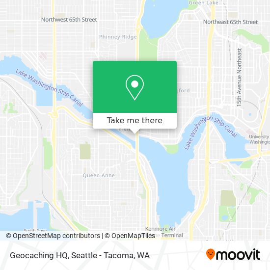 Geocaching HQ map