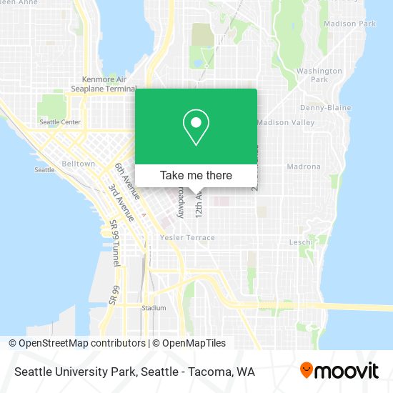 Seattle University Park map