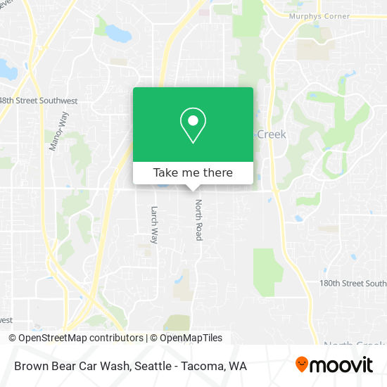 Mapa de Brown Bear Car Wash