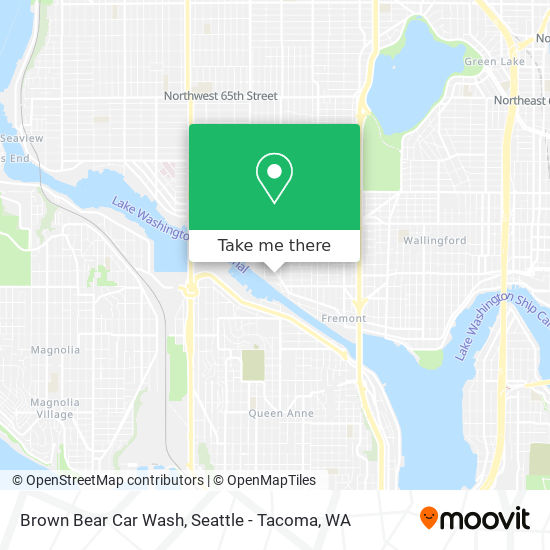 Mapa de Brown Bear Car Wash