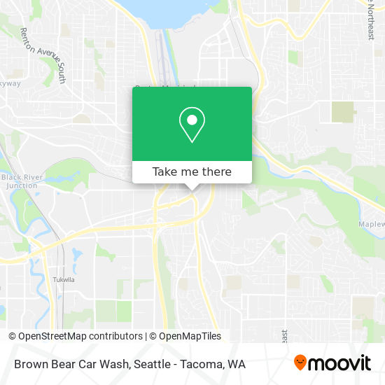 Brown Bear Car Wash map