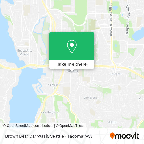 Mapa de Brown Bear Car Wash