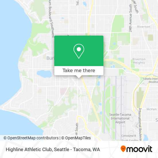 Highline Athletic Club map