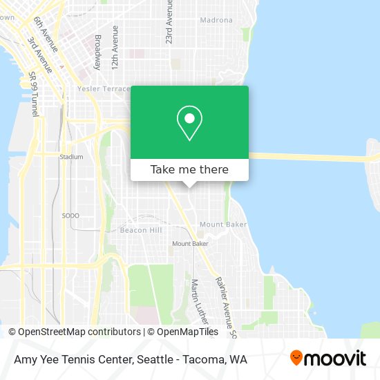 Amy Yee Tennis Center map