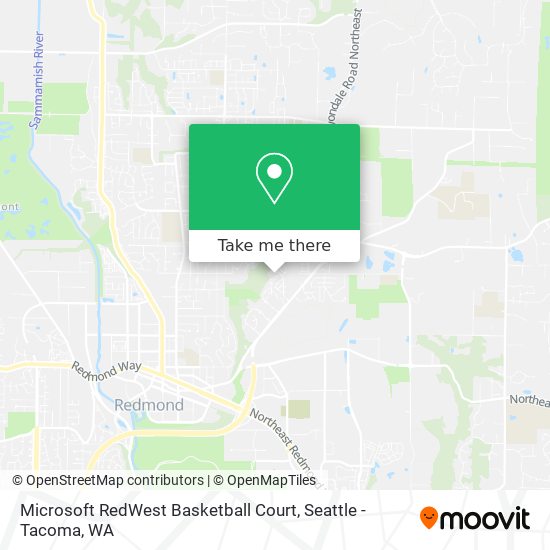 Mapa de Microsoft RedWest Basketball Court