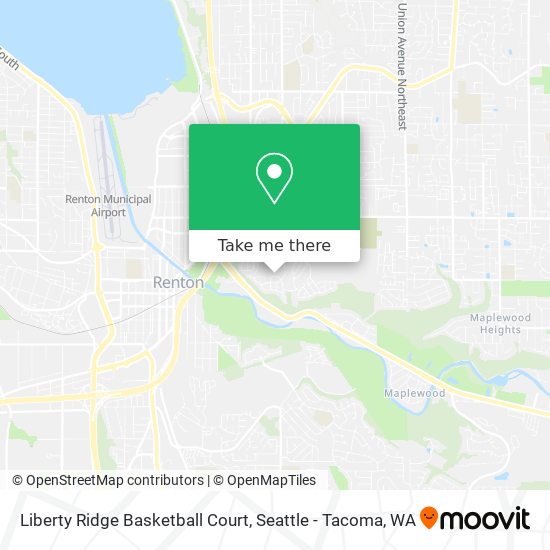 Liberty Ridge Basketball Court map