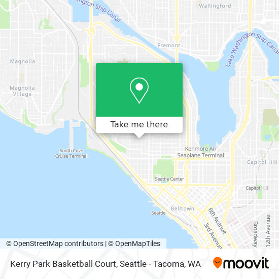 Mapa de Kerry Park Basketball Court