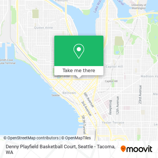 Mapa de Denny Playfield Basketball Court