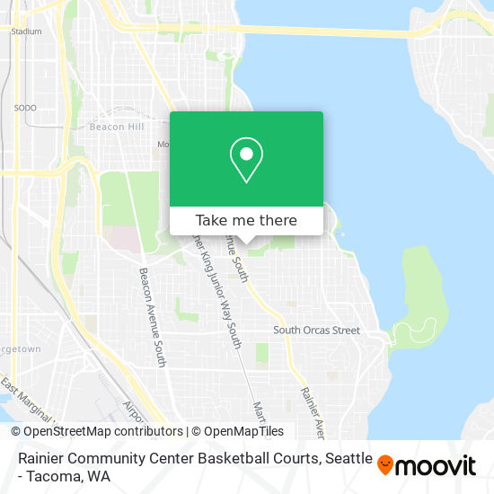 Mapa de Rainier Community Center Basketball Courts