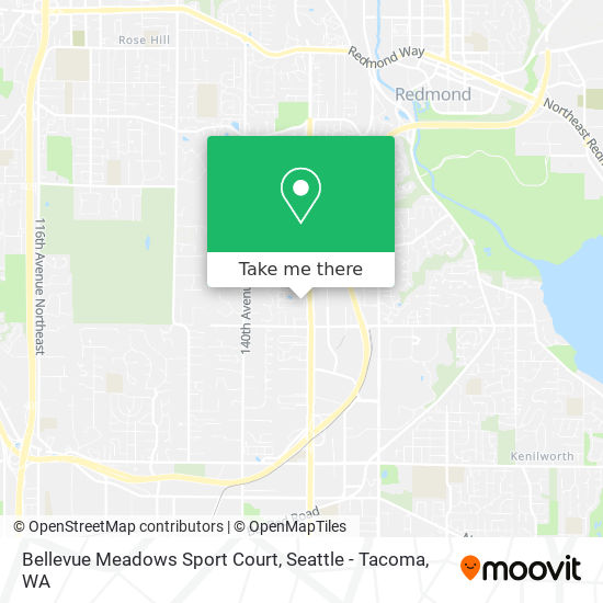 Mapa de Bellevue Meadows Sport Court