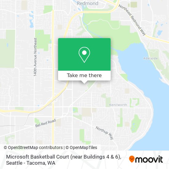 Microsoft Basketball Court (near Buildings 4 & 6) map