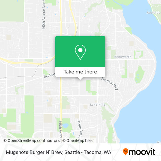 Mugshots Burger N' Brew map