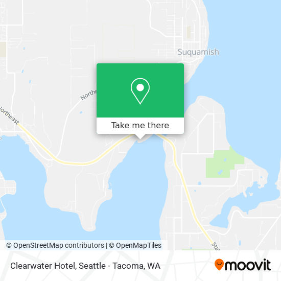 Mapa de Clearwater Hotel