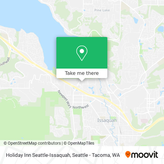 Holiday Inn Seattle-Issaquah map