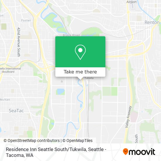 Residence Inn Seattle South / Tukwila map