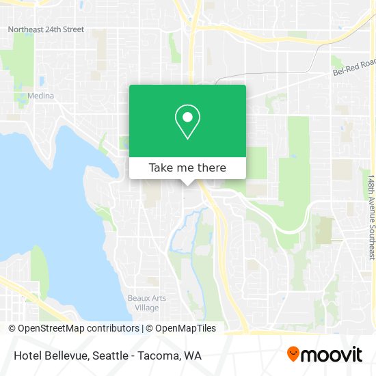 Mapa de Hotel Bellevue