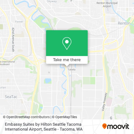 Mapa de Embassy Suites by Hilton Seattle Tacoma International Airport