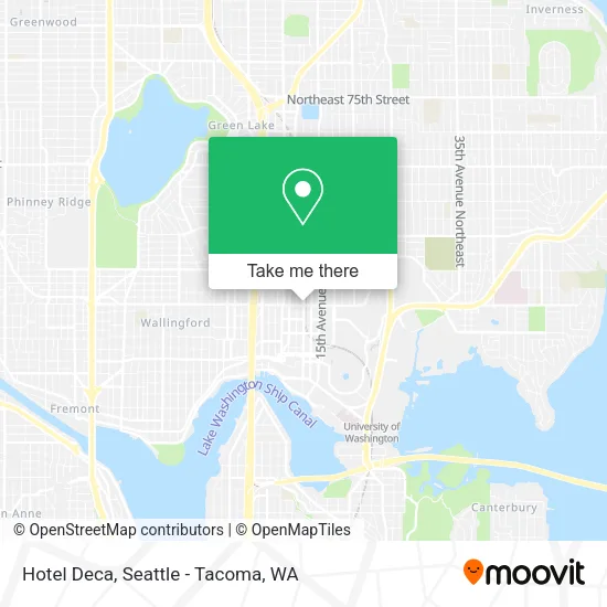 Hotel Deca map