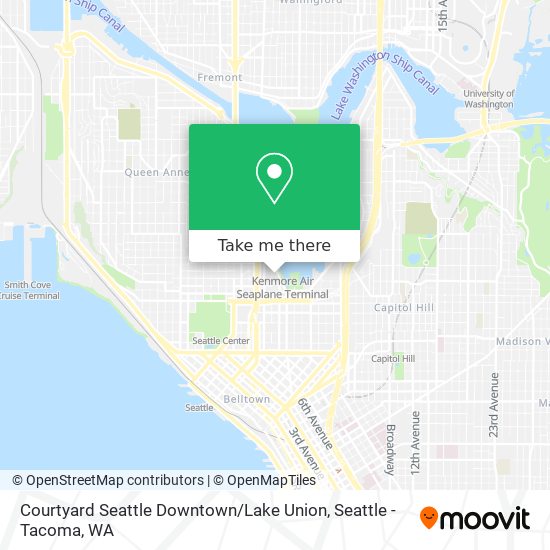 Courtyard Seattle Downtown / Lake Union map
