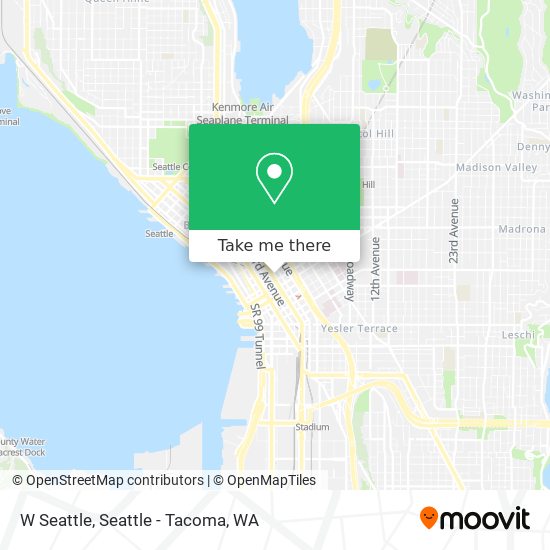 Mapa de W Seattle