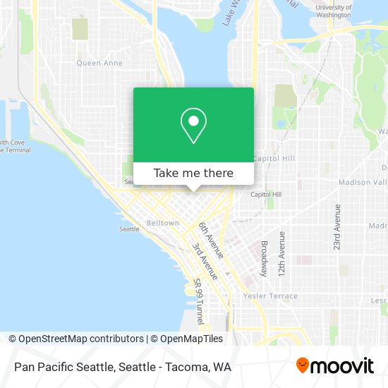 Mapa de Pan Pacific Seattle