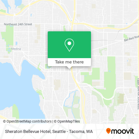 Sheraton Bellevue Hotel map