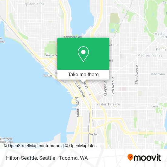 Hilton Seattle map