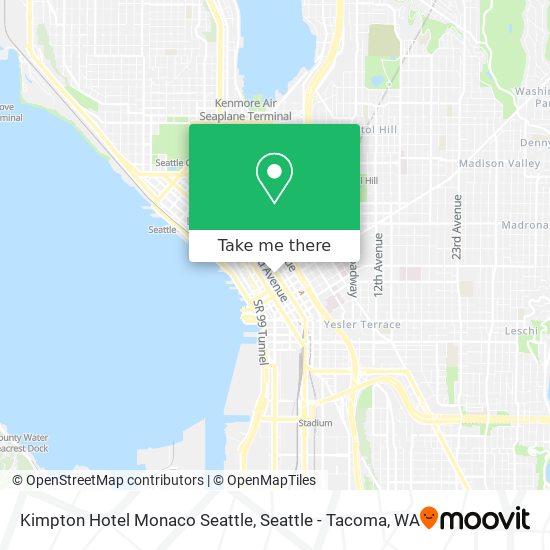 Mapa de Kimpton Hotel Monaco Seattle