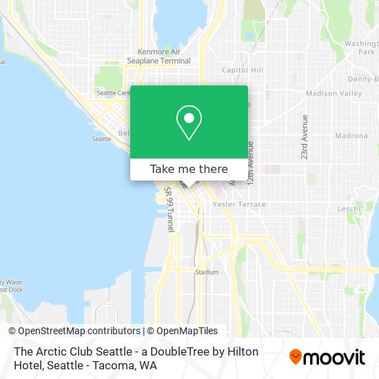 Mapa de The Arctic Club Seattle - a DoubleTree by Hilton Hotel