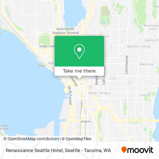 Mapa de Renaissance Seattle Hotel