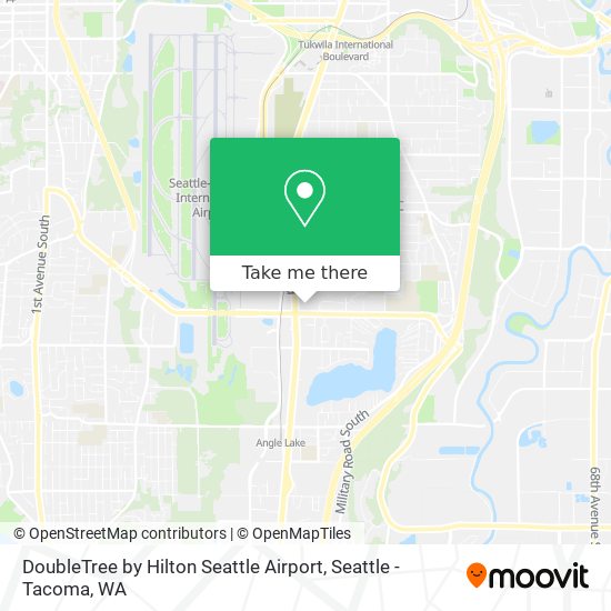 Mapa de DoubleTree by Hilton Seattle Airport