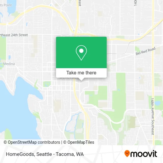 HomeGoods map