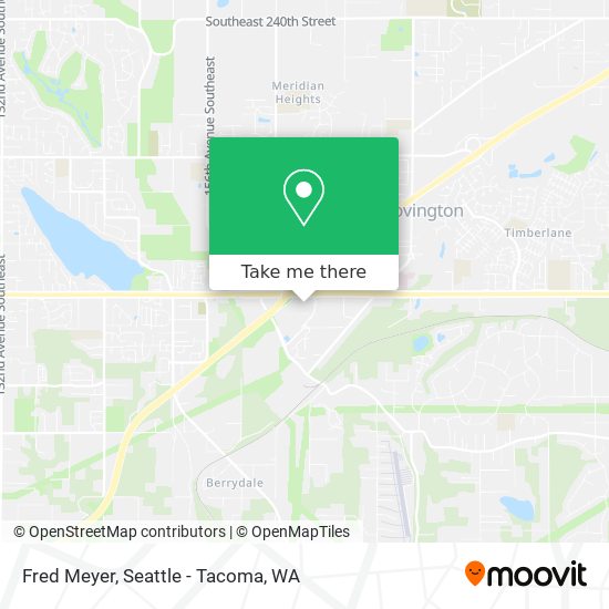 Mapa de Fred Meyer