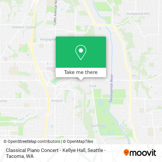 Mapa de Classical Piano Concert - Kellye Hall