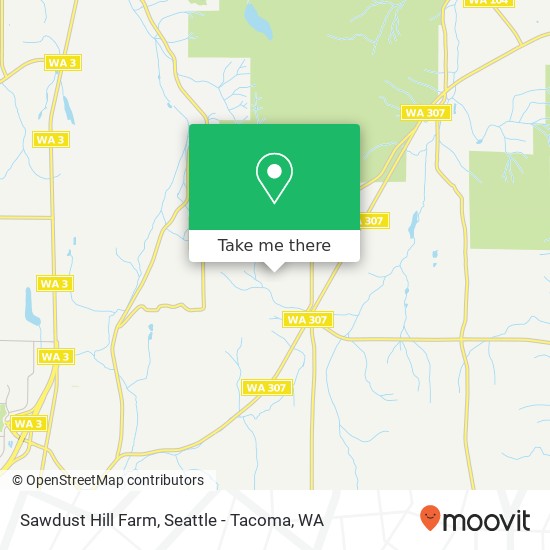 Sawdust Hill Farm map