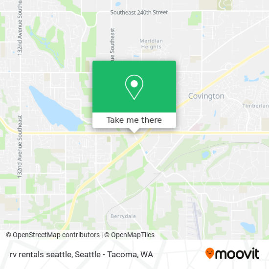 rv rentals seattle map