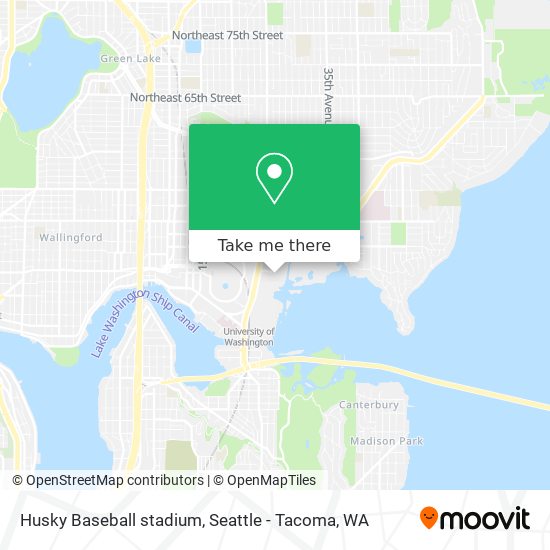 Husky Baseball stadium map