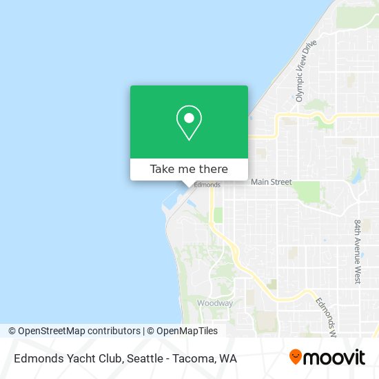 Edmonds Yacht Club map