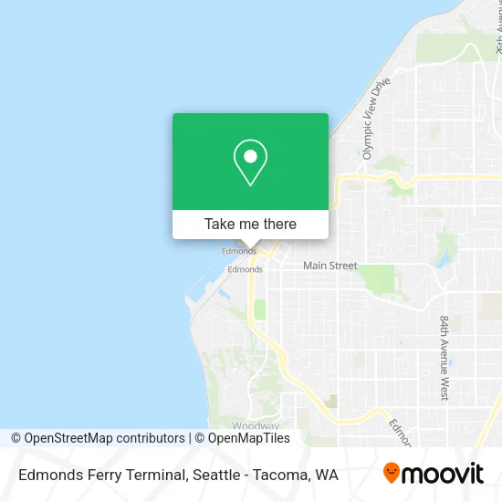 Edmonds Ferry Terminal map