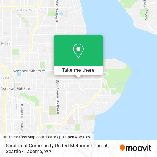 Sandpoint Community United Methodist Church map
