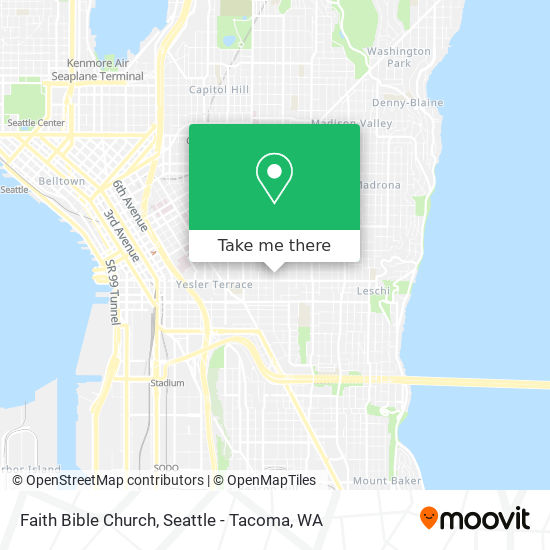 Mapa de Faith Bible Church