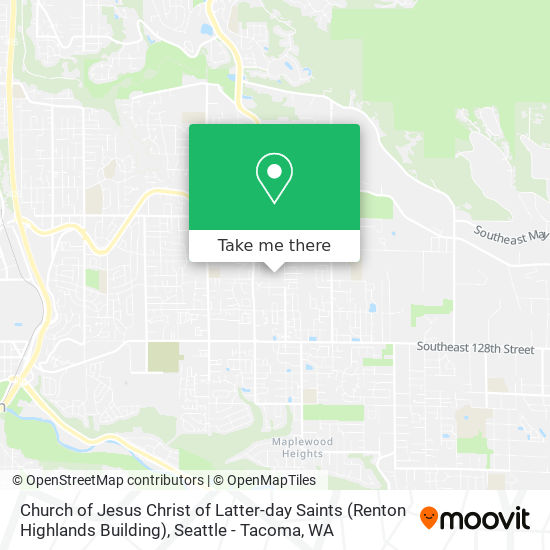 Mapa de Church of Jesus Christ of Latter-day Saints (Renton Highlands Building)