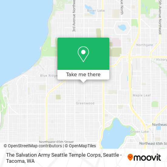 Mapa de The Salvation Army Seattle Temple Corps