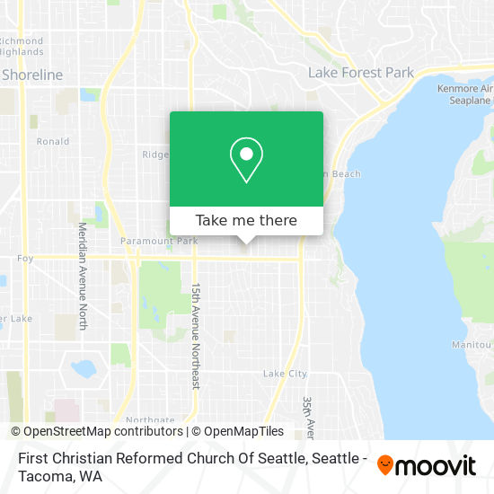 Mapa de First Christian Reformed Church Of Seattle